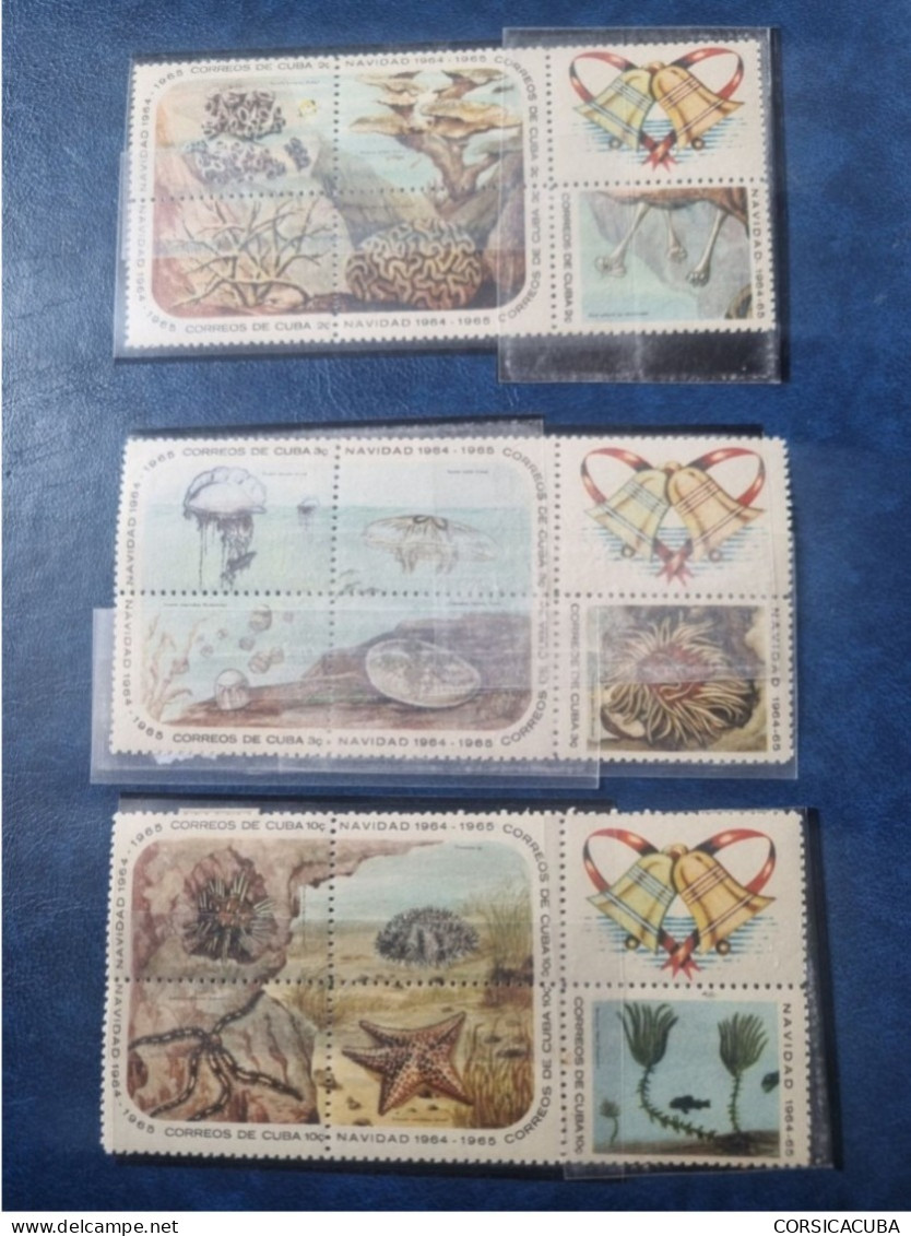 CUBA  NEUF  1964/65   NAVIDAD   //  PARFAIT  ETAT  //  1er  CHOIX  // Avec Gomme - Unused Stamps