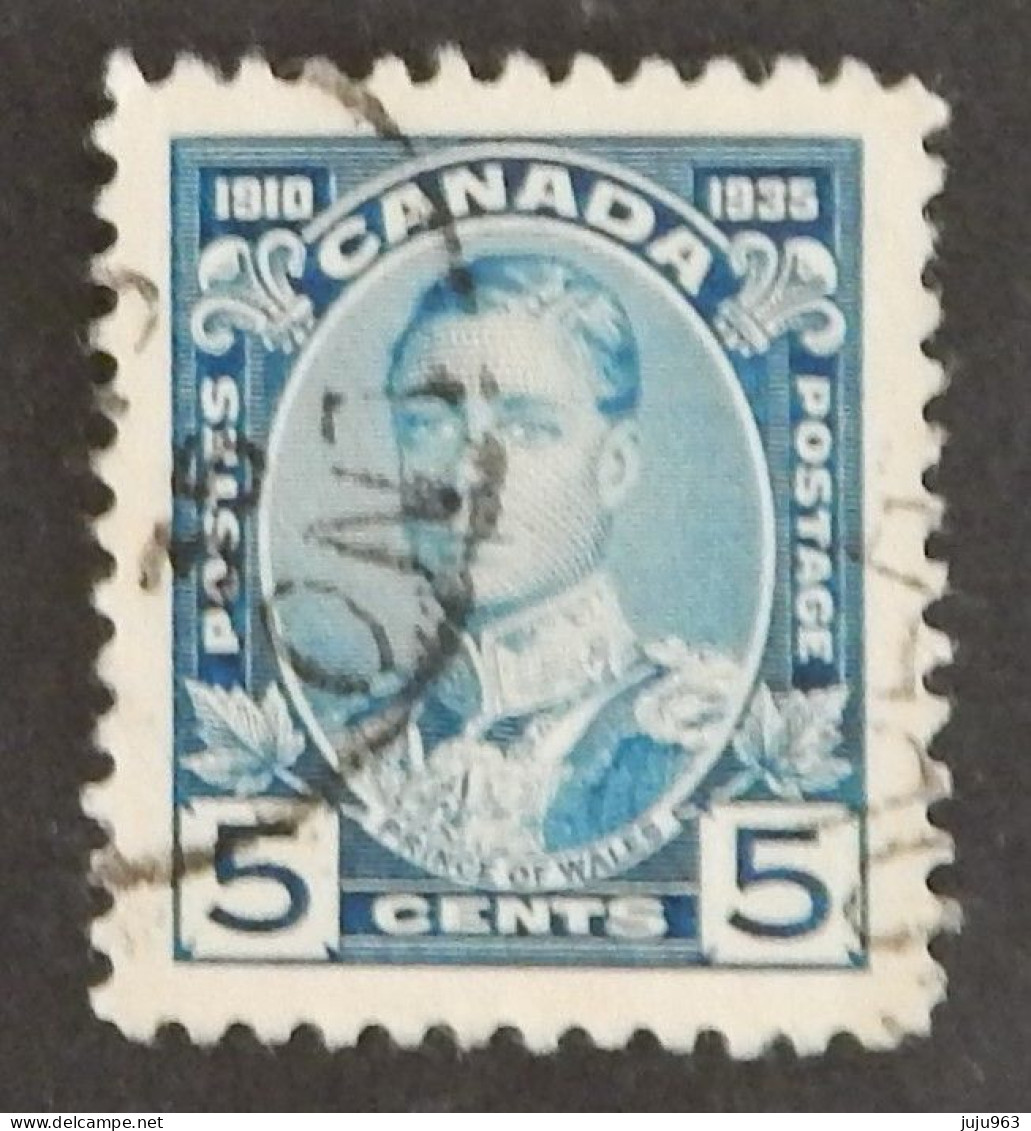 CANADA YT 176 OBLITERE " PRINCE DE GALLES" ANNÉE 1935 - Used Stamps