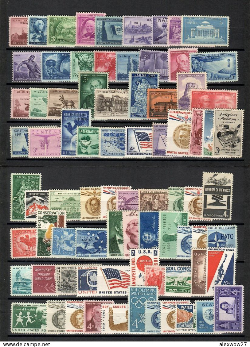 U.S.A 1945/1992 Collection Of Set Complete ** MNH / VF - Collezioni & Lotti