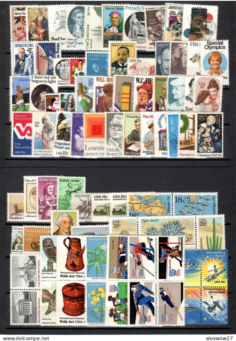 U.S.A 1945/1992 Collection Of Set Complete ** MNH / VF - Collections