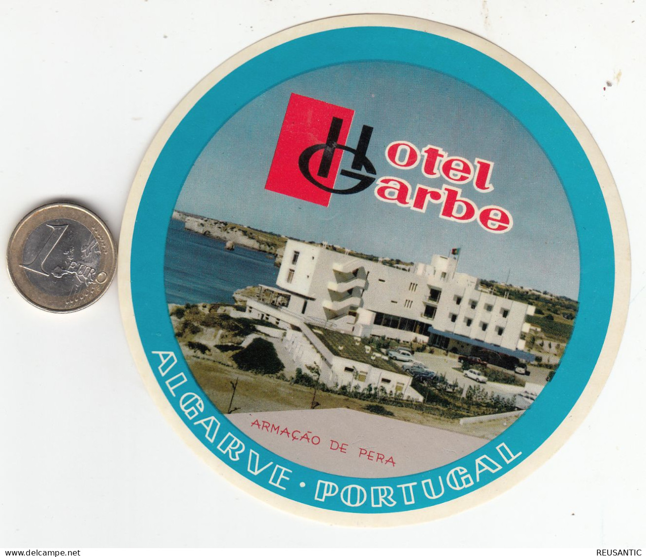 ETIQUETA - STICKER - LUGGAGE LABEL PORTUGAL HOTEL GARBE EN ALGARVE - Etiquettes D'hotels