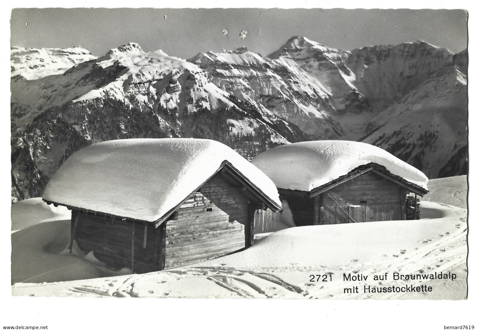 Suisse -  Motiv Auf Braunwaldalp  Mit Hausstockkette - Braunwald