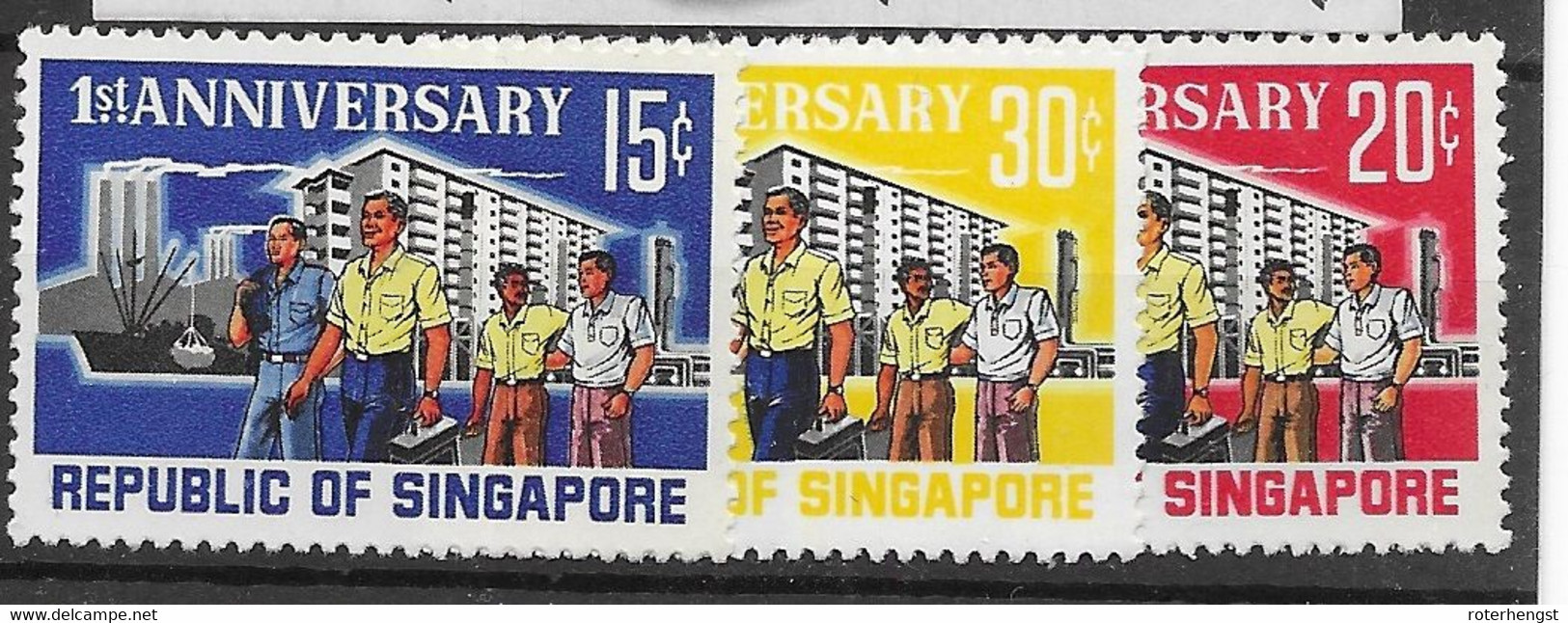 Singapore Mnh ** 1966 5,5 Euros - Singapur (1959-...)