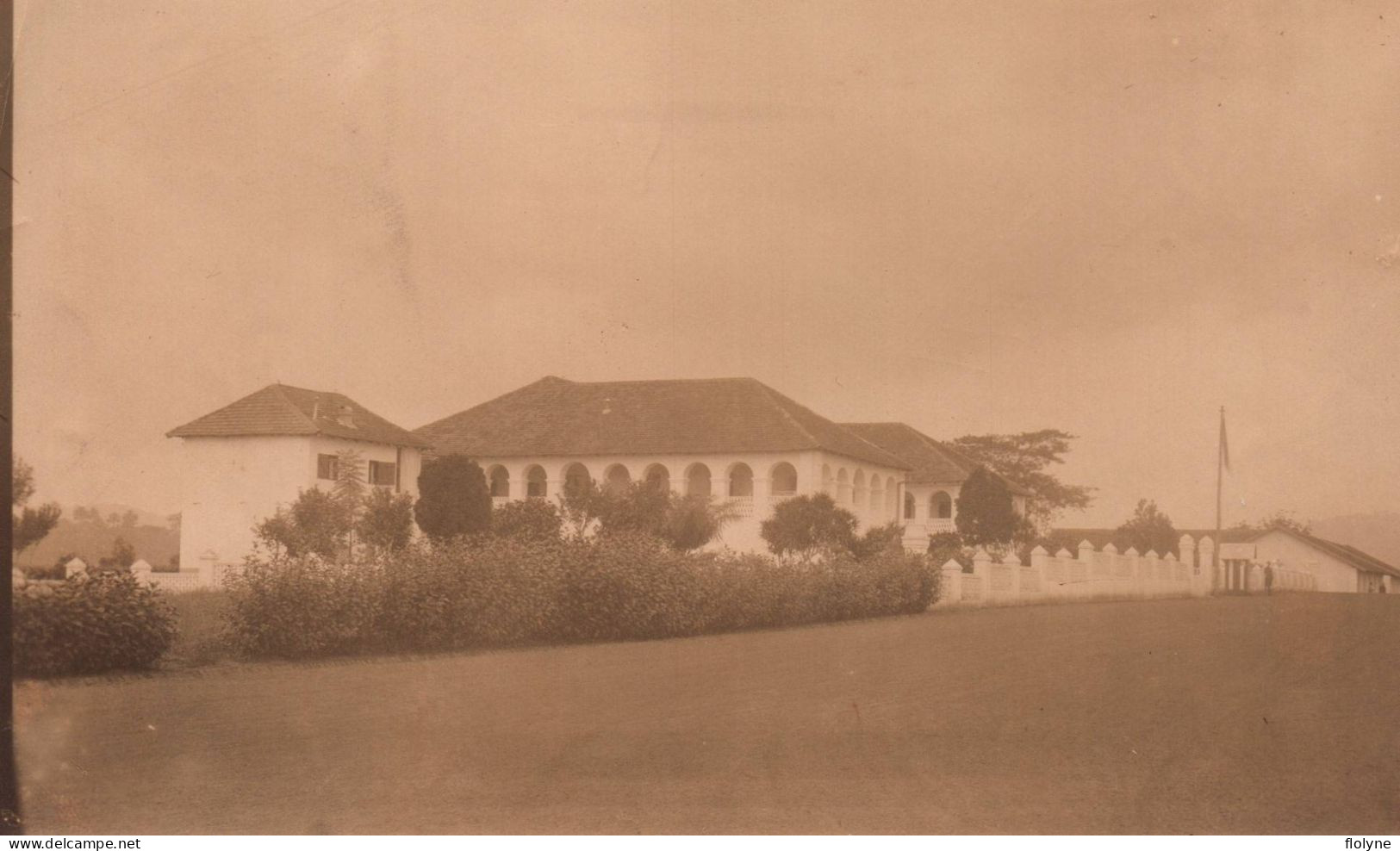 Yaoundé - Photo Ancienne Albuminé - Batiment Caserne Militaire ? - Cameroun - Cameroon