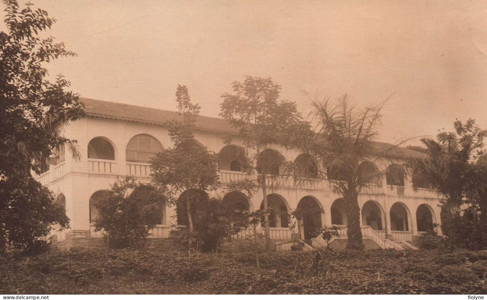 Yaoundé - Photo Ancienne Albuminé - L'hôpital - Cameroun - Camerún