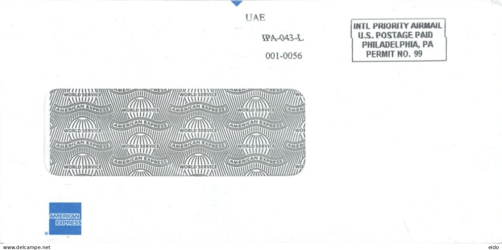 UNITED STATES - 2023, PRIORITY US POSTAGE PAID FRANKING MACHINE COVER TO DUBAI. - Lettres & Documents