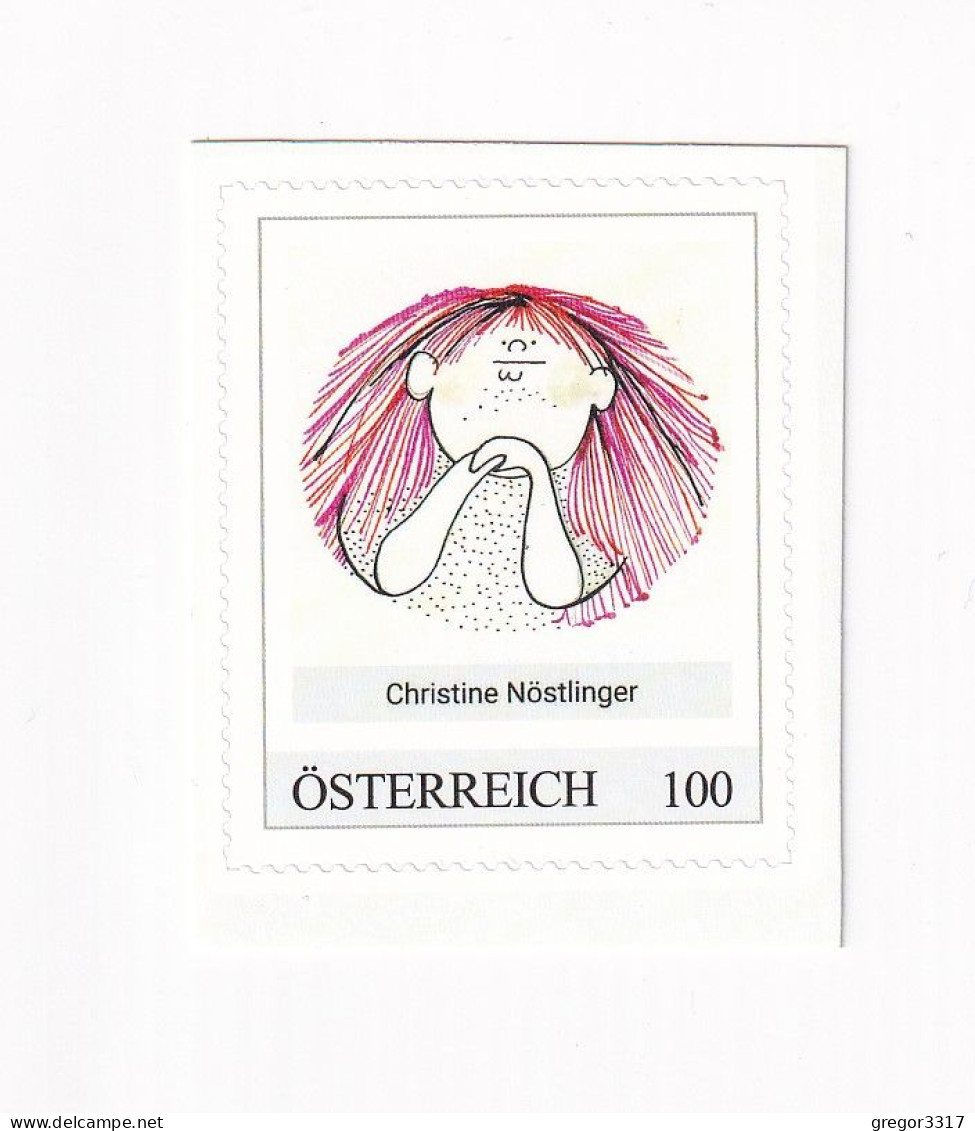 ÖSTERREICH - KARIKATURMUSEUM KREMS - CHRISTINE NÖSTLINGER - Personalisierte Briefmarke ** Postfrisch Selbstklebemarke - Personalisierte Briefmarken