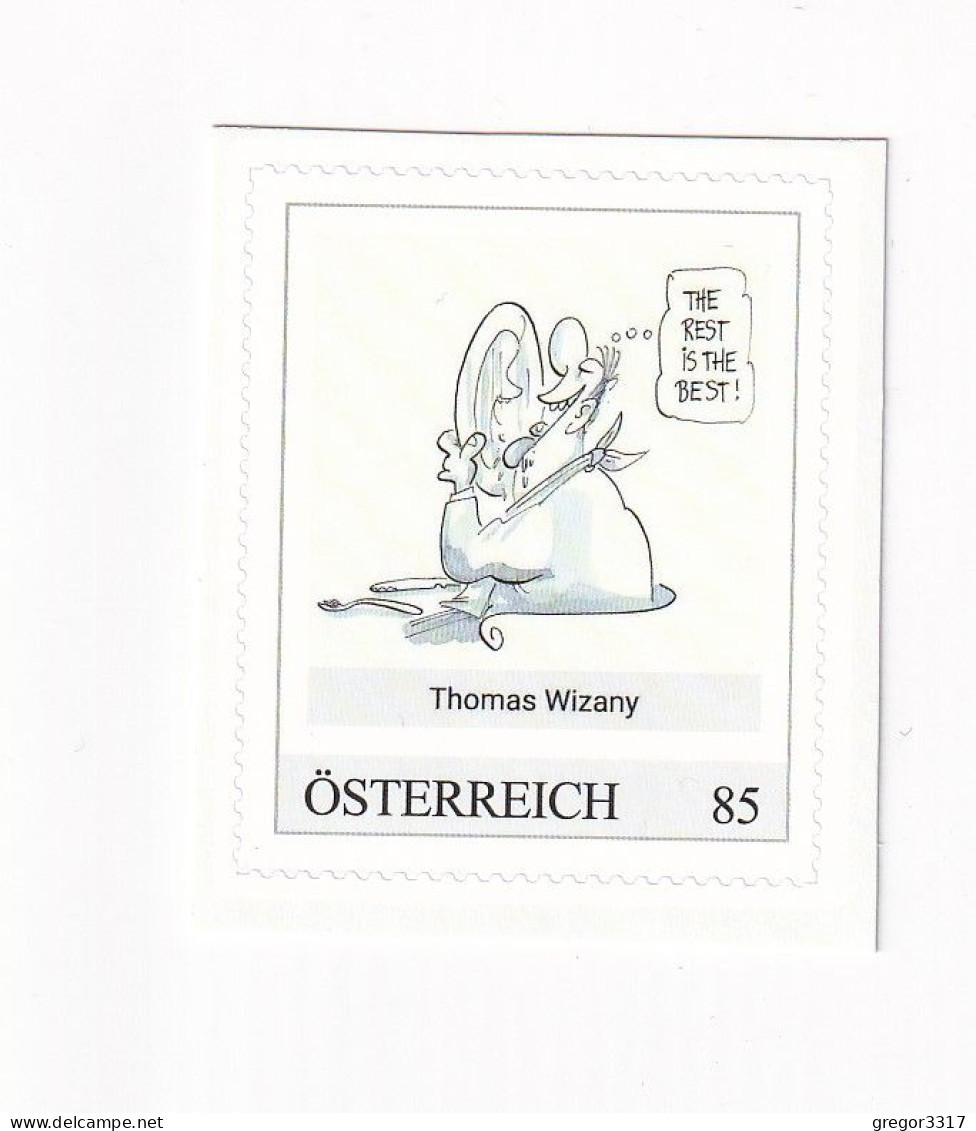 ÖSTERREICH - KARIKATURMUSEUM KREMS - THOMAS WIZANY - Personalisierte Briefmarke ** Postfrisch Selbstklebemarke - Timbres Personnalisés