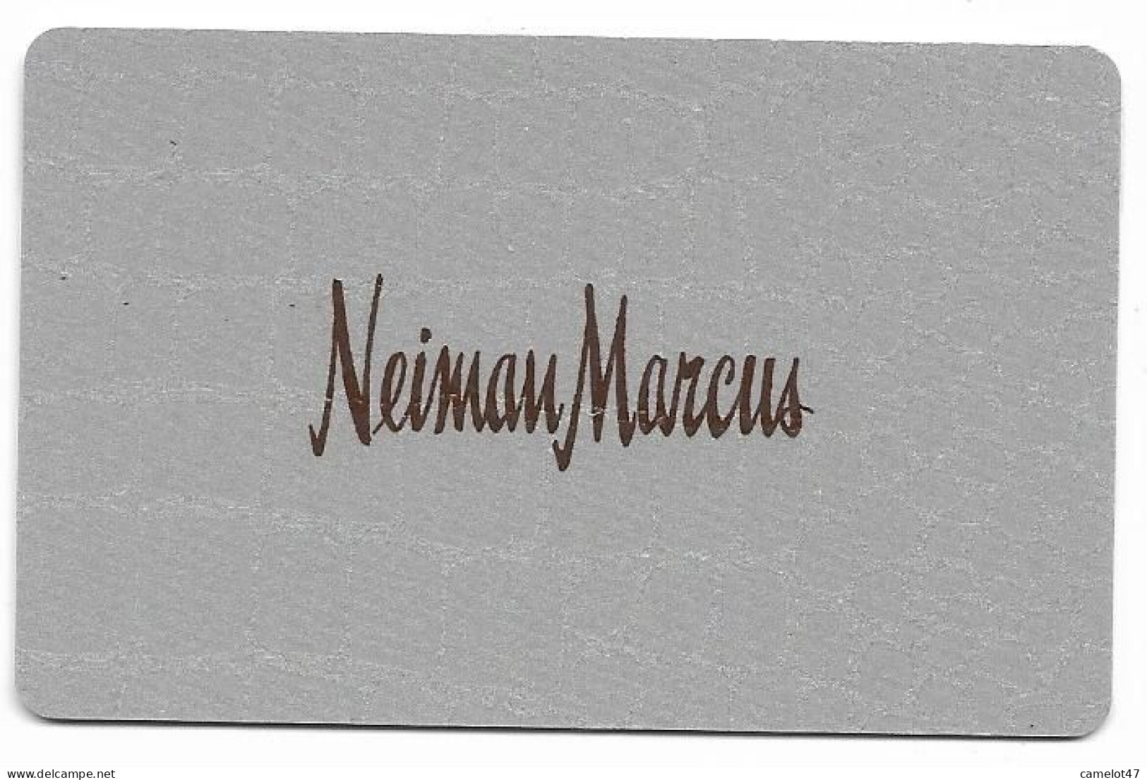 Neiman Marcus, U.S.A., Carte Cadeau Pour Collection, Sans Valeur, # Neiman-4 - Cartes De Fidélité Et Cadeau