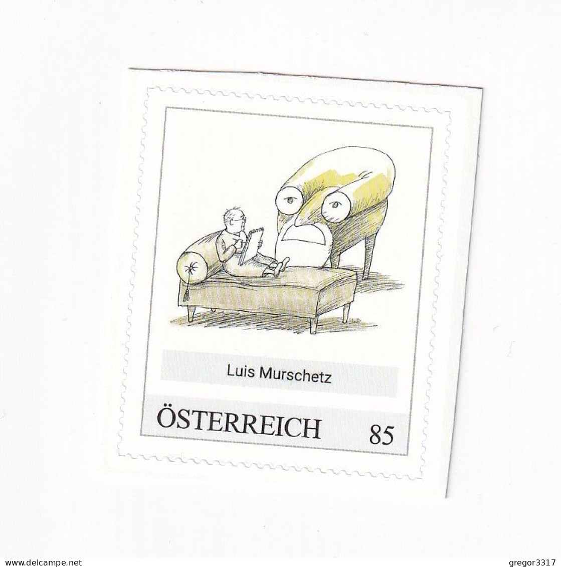 ÖSTERREICH - KARIKATURMUSEUM KREMS - LUIS MURSCHETZ  - Personalisierte Briefmarke ** Postfrisch Selbstklebemarke - Timbres Personnalisés