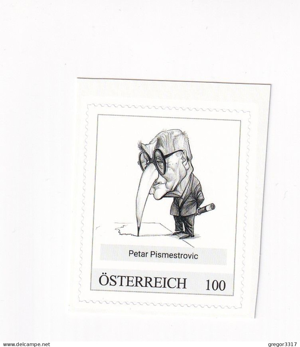 ÖSTERREICH - KARIKATURMUSEUM KREMS - PETAR PISMESTROVIC  - Personalisierte Briefmarke ** Postfrisch Selbstklebemarke - Timbres Personnalisés
