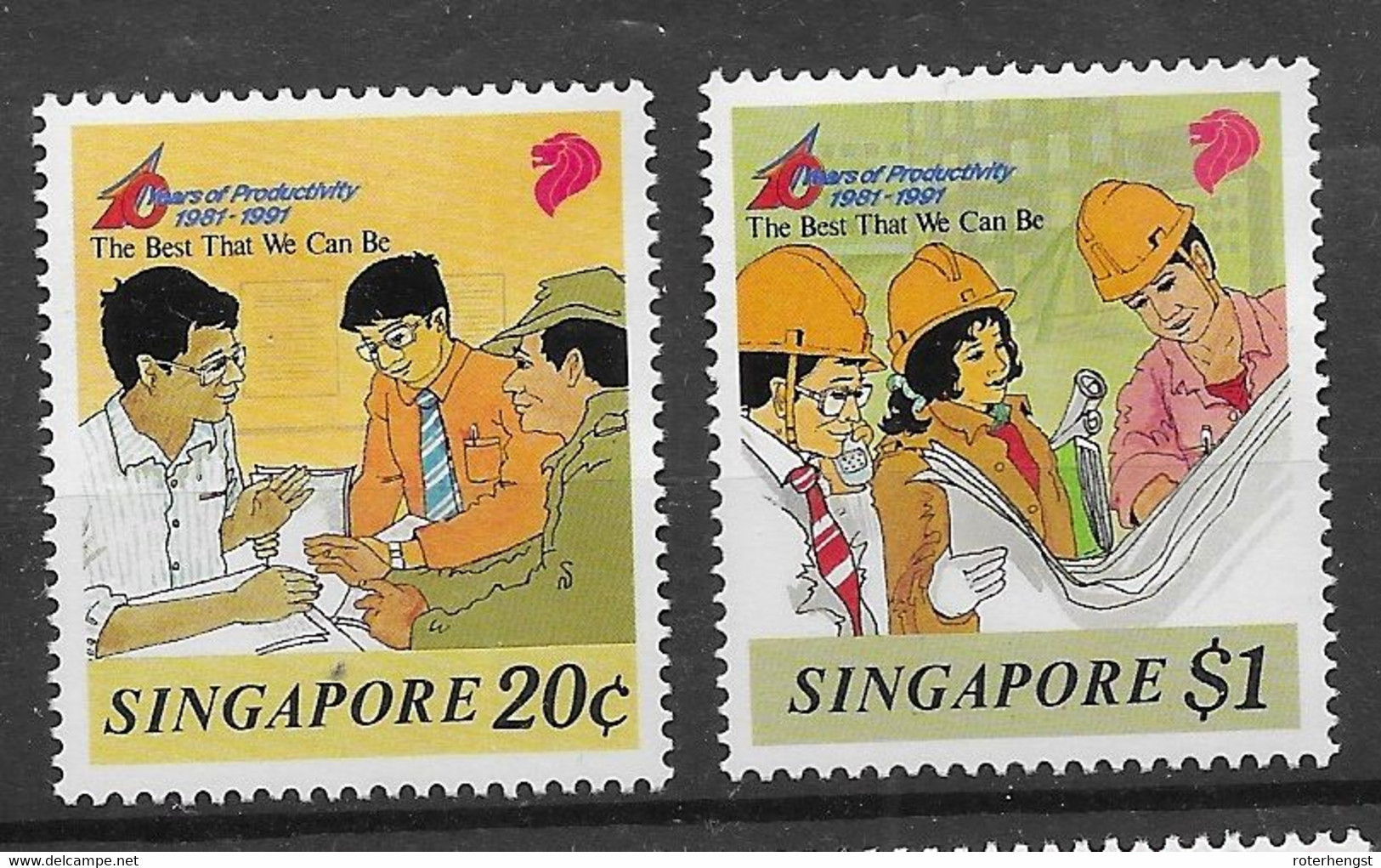 Singapore Mnh ** 1991 - Singapur (1959-...)