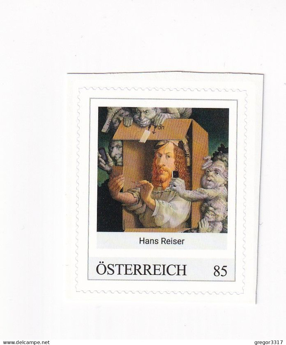 ÖSTERREICH - KARIKATURMUSEUM KREMS - HANS REISER - Personalisierte Briefmarke ** Postfrisch Selbstklebemarke - Personalisierte Briefmarken