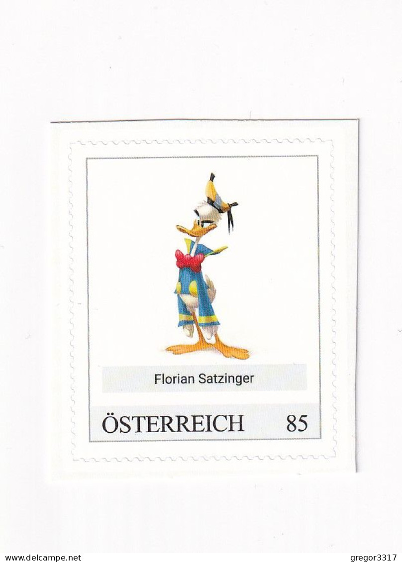 ÖSTERREICH - KARIKATURMUSEUM KREMS - FLORIAN SATZINGER - DUCK- Personalisierte Briefmarke ** Postfrisch Selbstklebemarke - Persoonlijke Postzegels