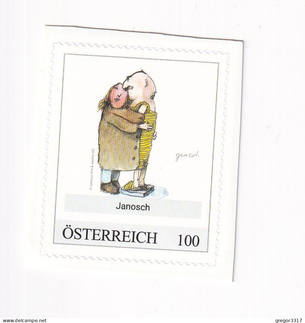 ÖSTERREICH - KARIKATURMUSEUM KREMS - JANOSCH - Personalisierte Briefmarke ** Postfrisch Selbstklebemarke - Sellos Privados