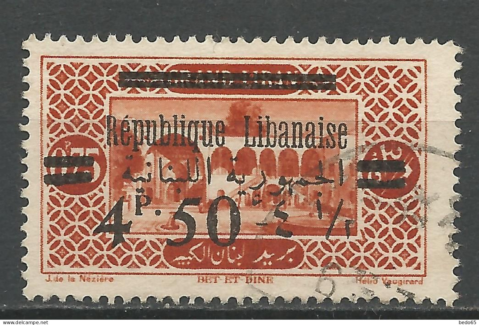 GRAND LIBAN N° 105 Sans La Monnaie Arabe OBL / Used - Gebraucht