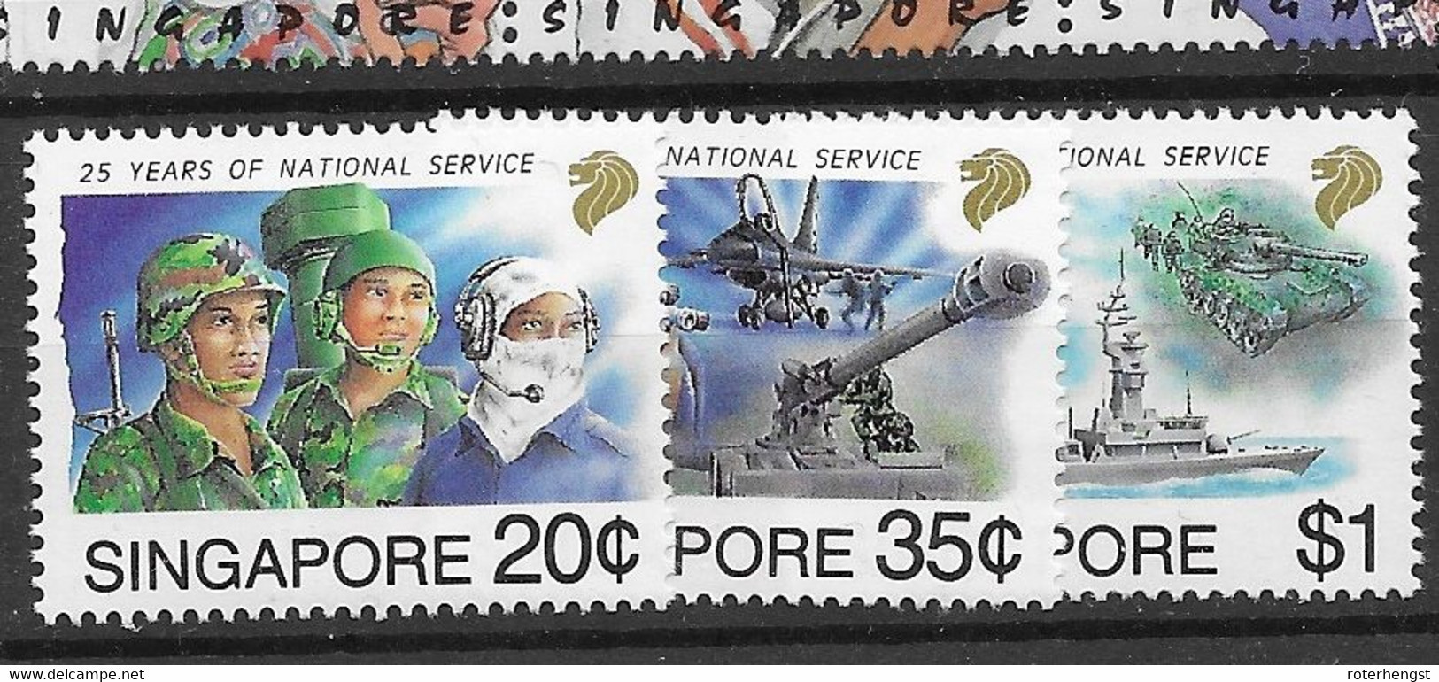 Singapore Mnh ** 1992 6,5 Euros Military - Singapore (1959-...)