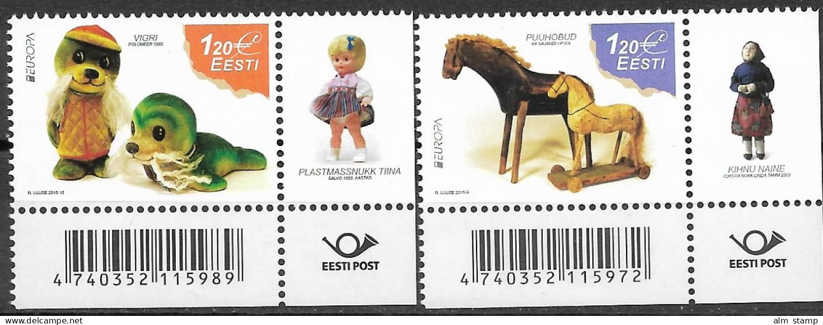 2015 Estland Esti  Mi. 822-3 **MNH  Europa - 2015