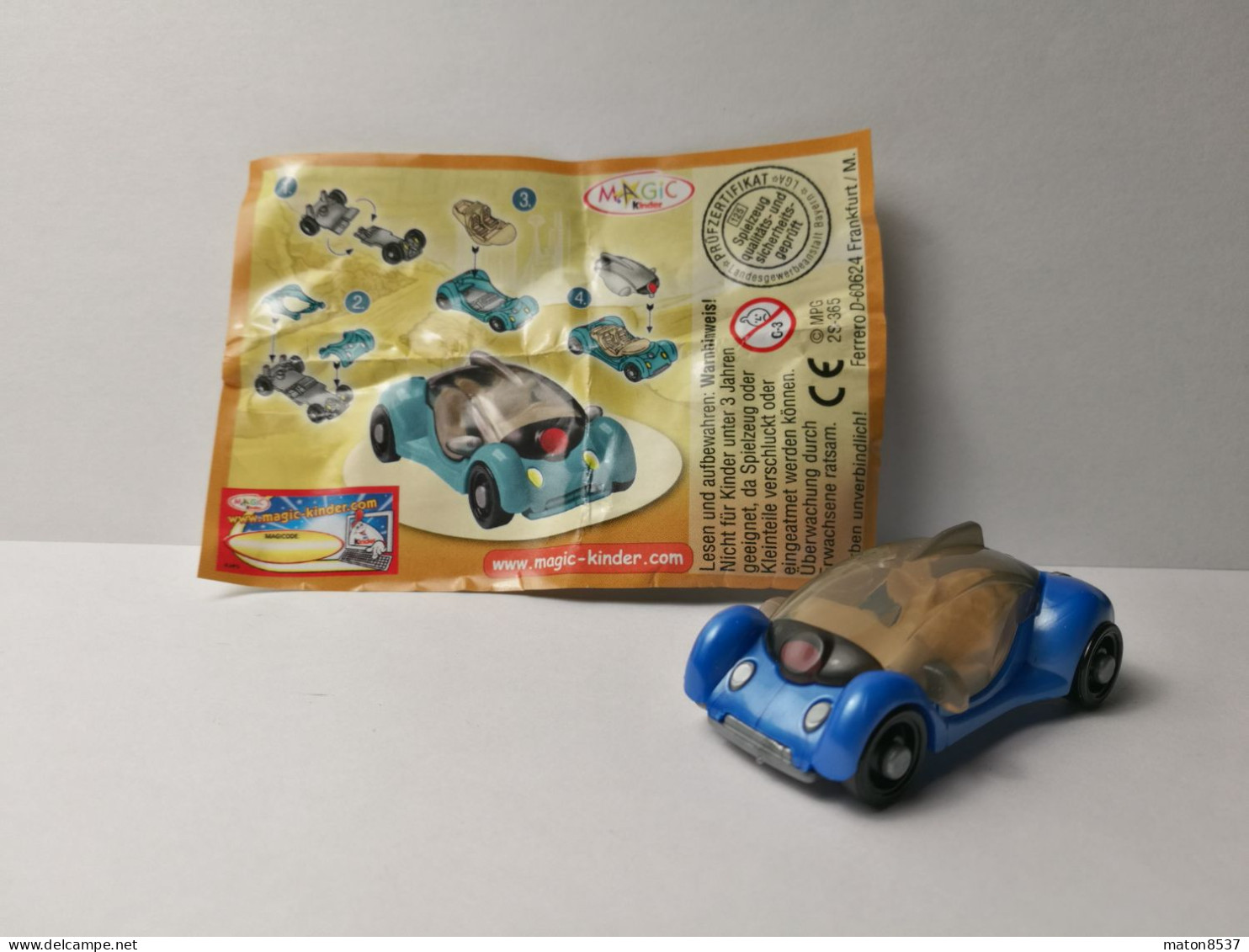 Kinder : MPG 2S-365   Future Cars 2006 - Car 2 + BPZ - Inzetting