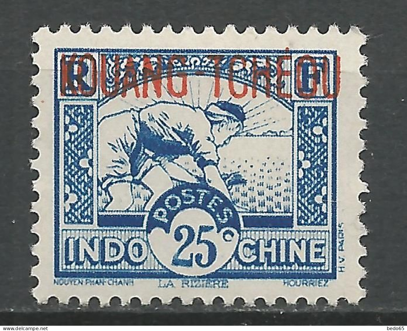 KOUANG-TCHEOU N° 133 NEUF** LUXE  SANS CHARNIERE / Hingeless / MNH - Unused Stamps