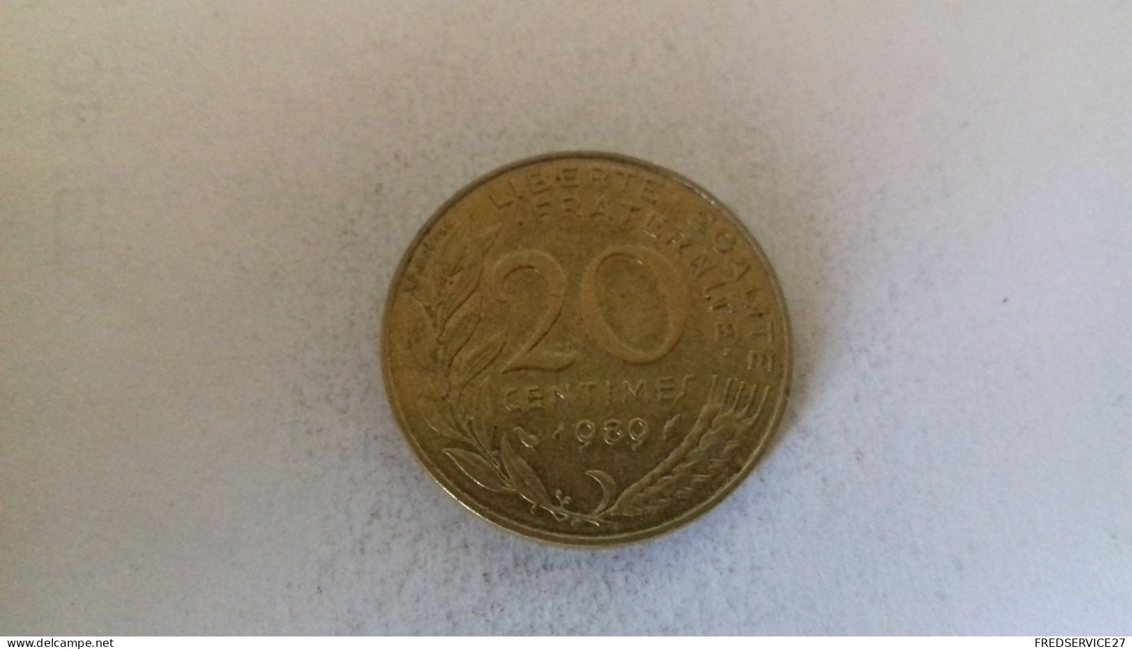 BS7 / 20 CENTIMES 1989 - 20 Centimes