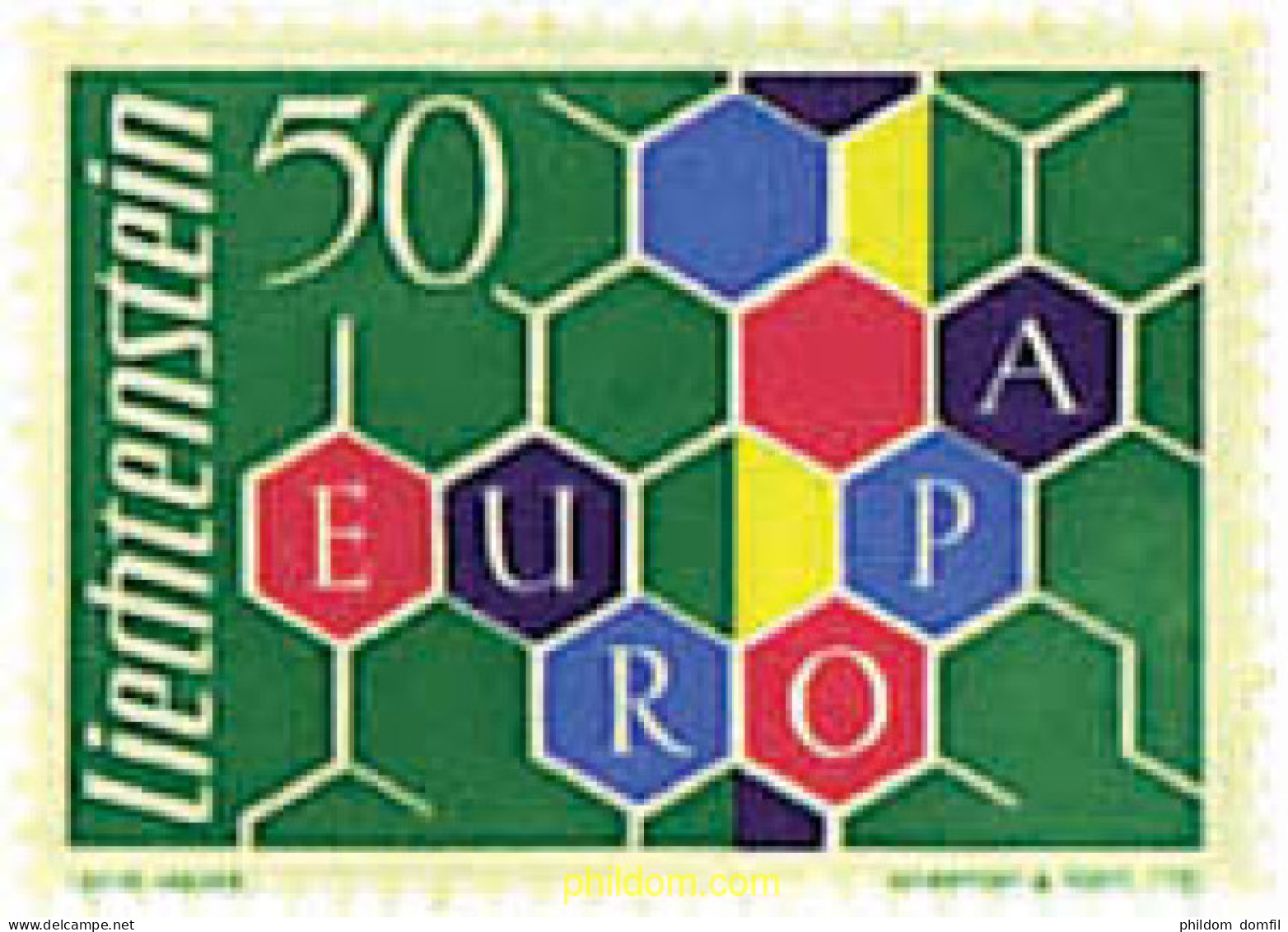 339244 HINGED LIECHTENSTEIN 1960 EUROPA CEPT - Neufs