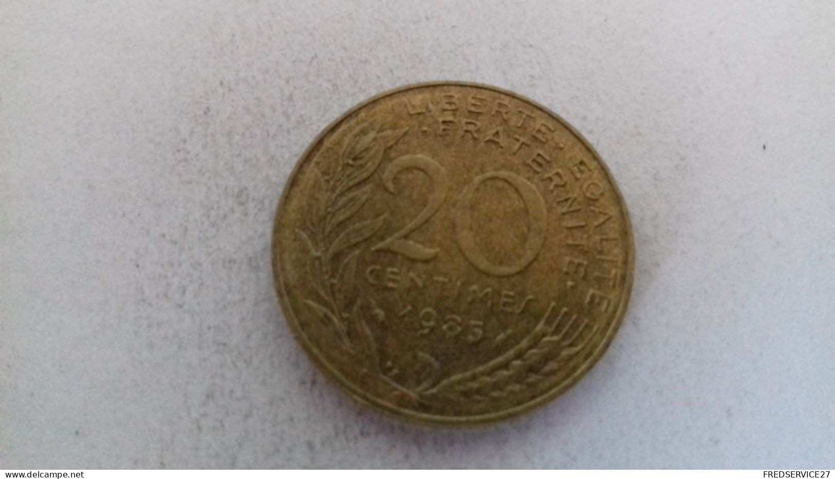 BS7 / 20 CENTIMES 1985 - 20 Centimes