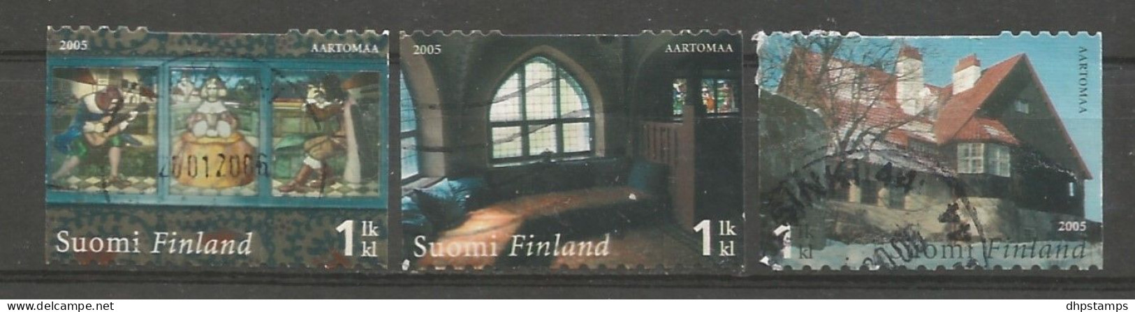 Finland 2005 Architecture Y.T. 1703/1705 (0) - Used Stamps