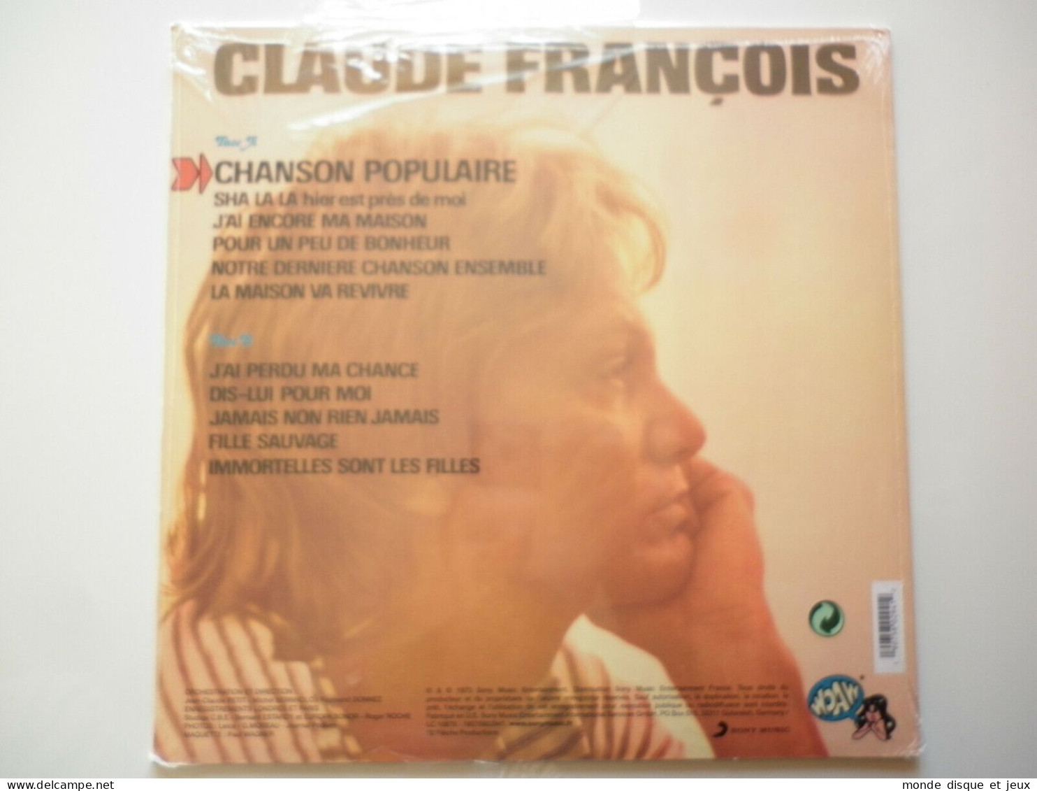 Claude François Album 33Tours Vinyle Chanson Populaire - Altri - Francese