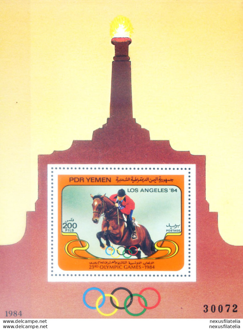 Sport. Olimpiadi Los Angeles 1984. Equitazione. - Yemen