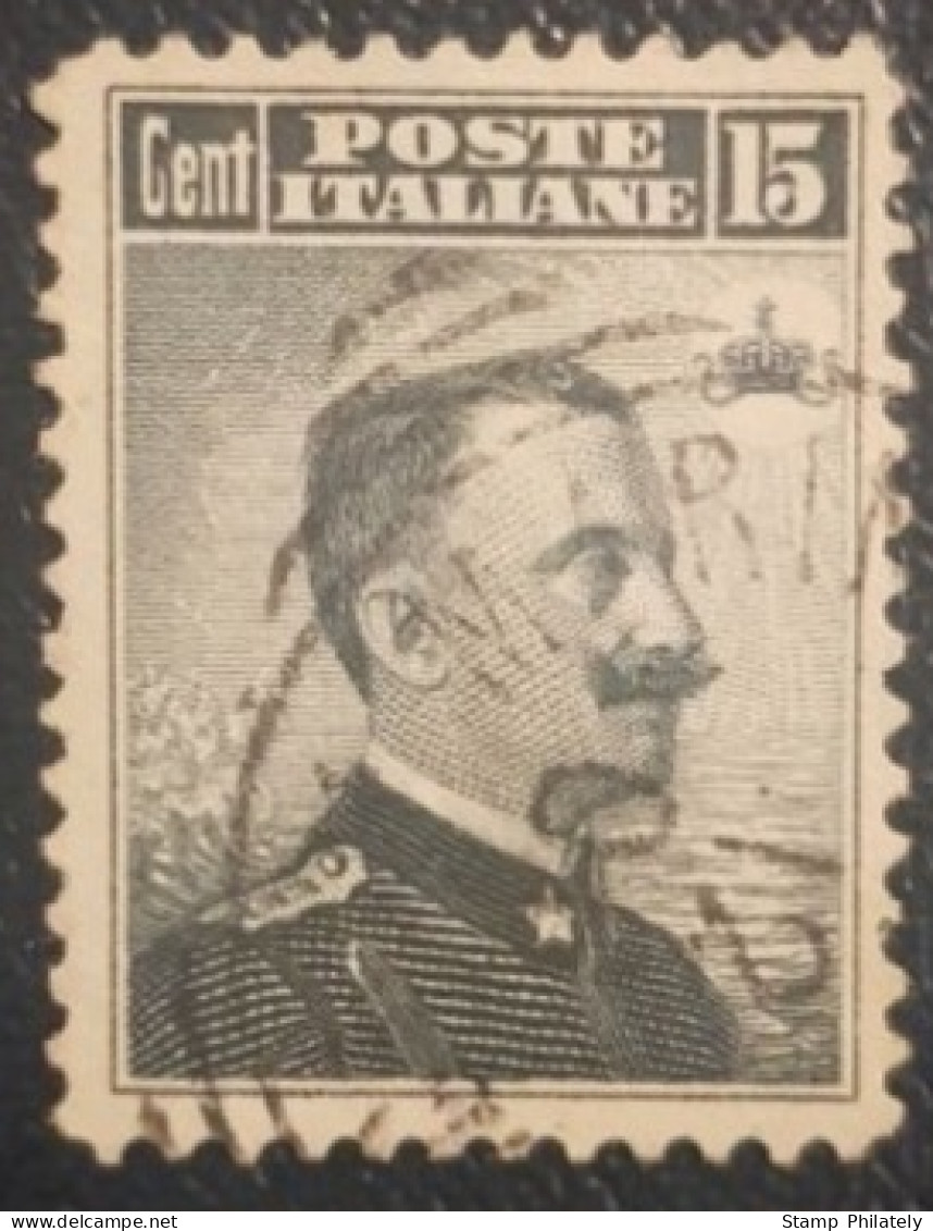 Italy 15C Used Classic Stamp King Victor Emmanuel - Oblitérés