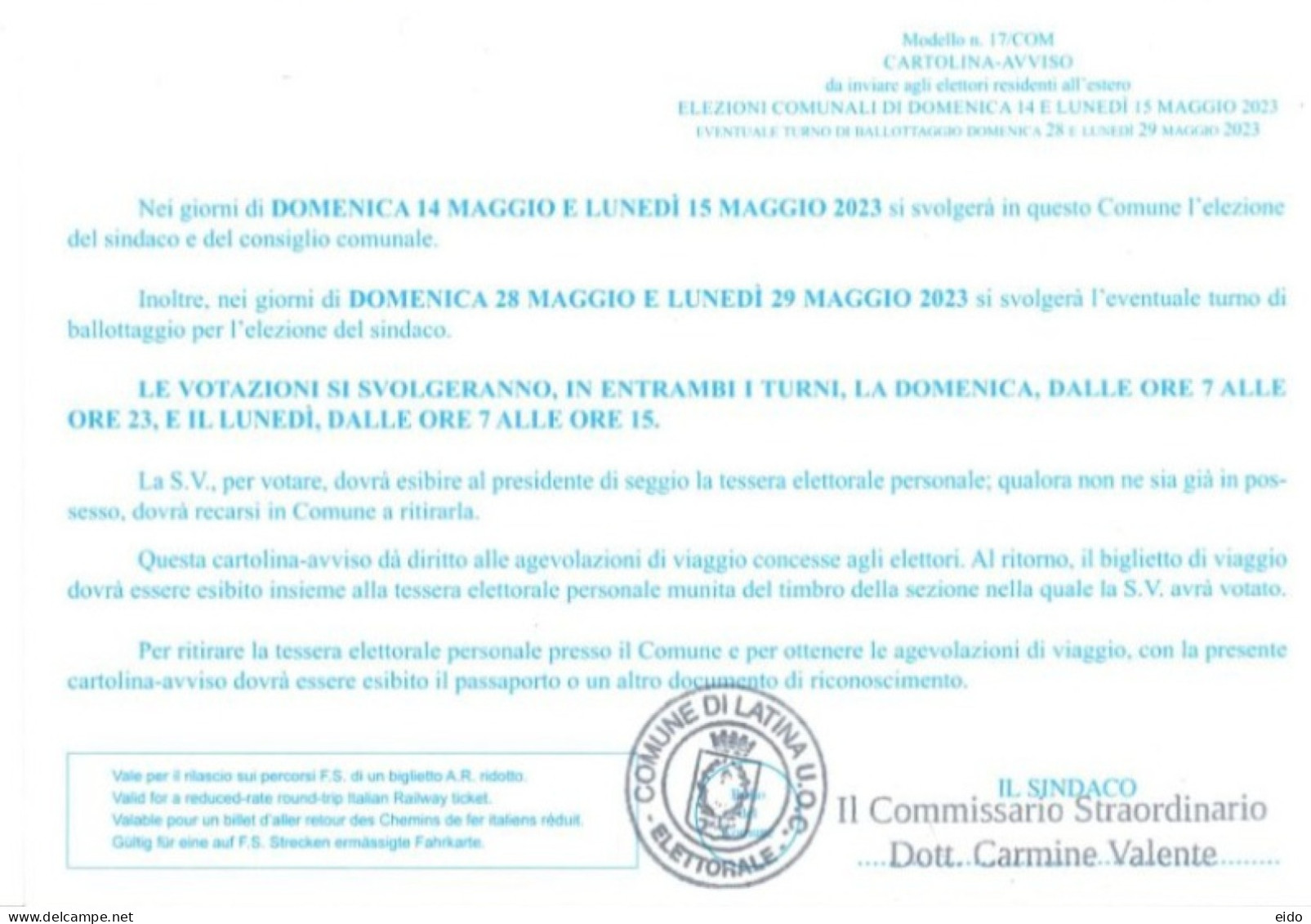 SWITZERLAND - 2023, POSTAL FRANKING MACHINE OF ITALIAN LATINA COMMUNITY CARD TO DUBAI. - Other & Unclassified