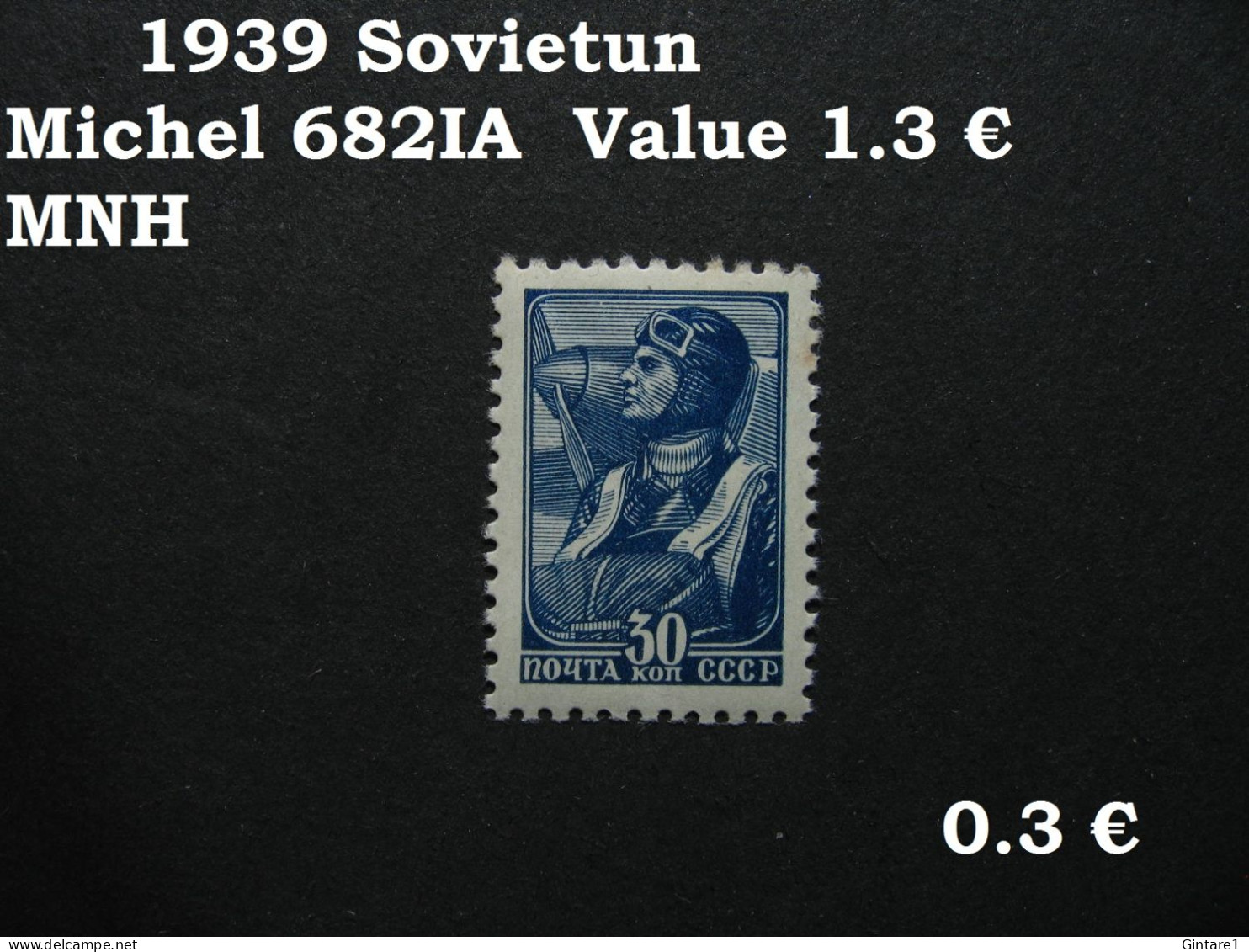 Russia Soviet 1939, Russland Soviet 1939, Russie Soviet 1939, Michel 682IA, Mi 682IA, MNH   [09] - Neufs