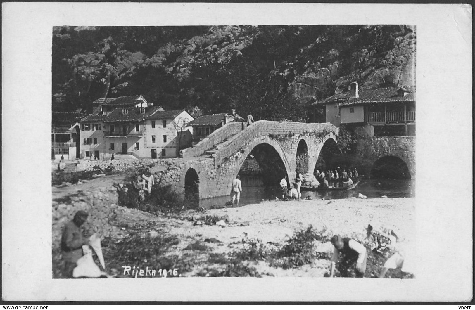 Montenegro: Rijeka Crnojevića (Ријека Црнојевића)  1917 - Montenegro