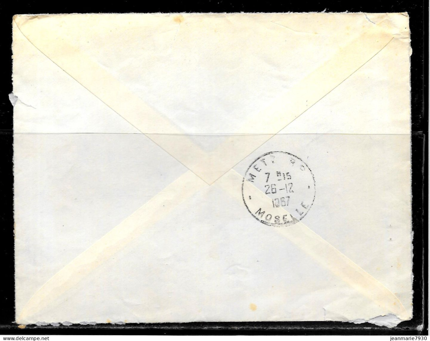 CC240 - ALGERIE - LETTRE RECOMMANDEE DE BOUIRA TIZI OUZOU DE 1967 POUR METZ - Algeria (1962-...)