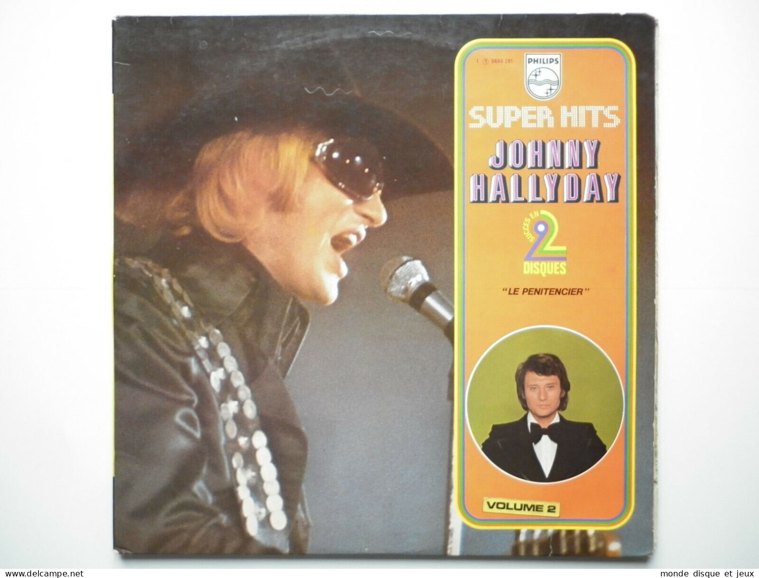 Johnny Hallyday Double 33Tours Vinyles Super Hits "Le Pénitencier" - Sonstige - Franz. Chansons