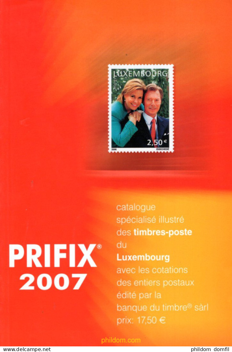 LUXEMBURGO + EUROPA. CATÁLOGO DE SELLOS PRIFIX 2007 - Thématiques