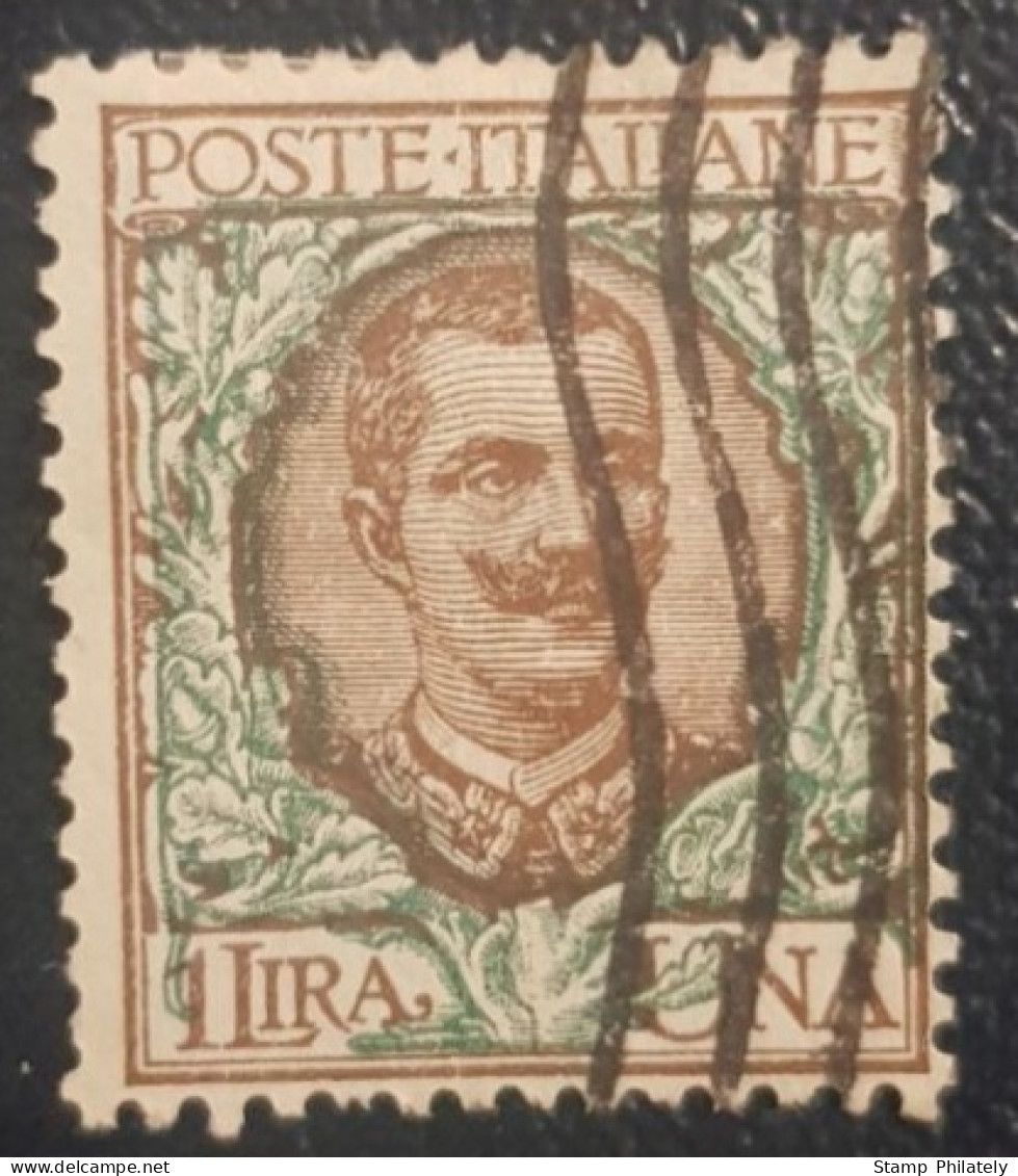 Italy 1L Used Classic Stamp King Victor Emmanuel - Oblitérés