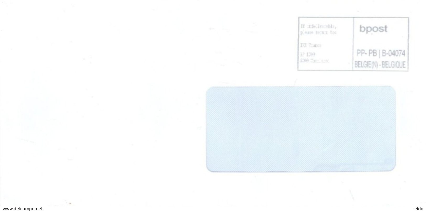 BELGIUM - 2023, PRIORITY POSTAL FRANKING MACHINE COVER TO DUBAI. - Lettres & Documents