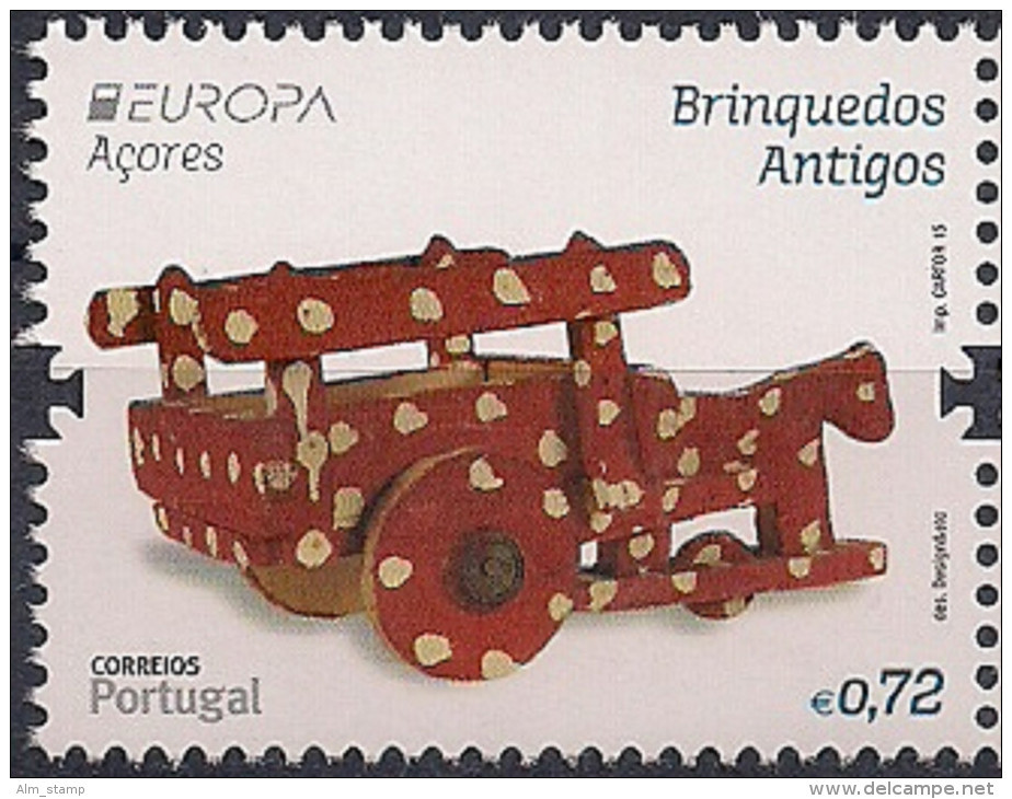2015 Azoren  Mi. 601 **MNH   Historisches Spielzeug. - 2015