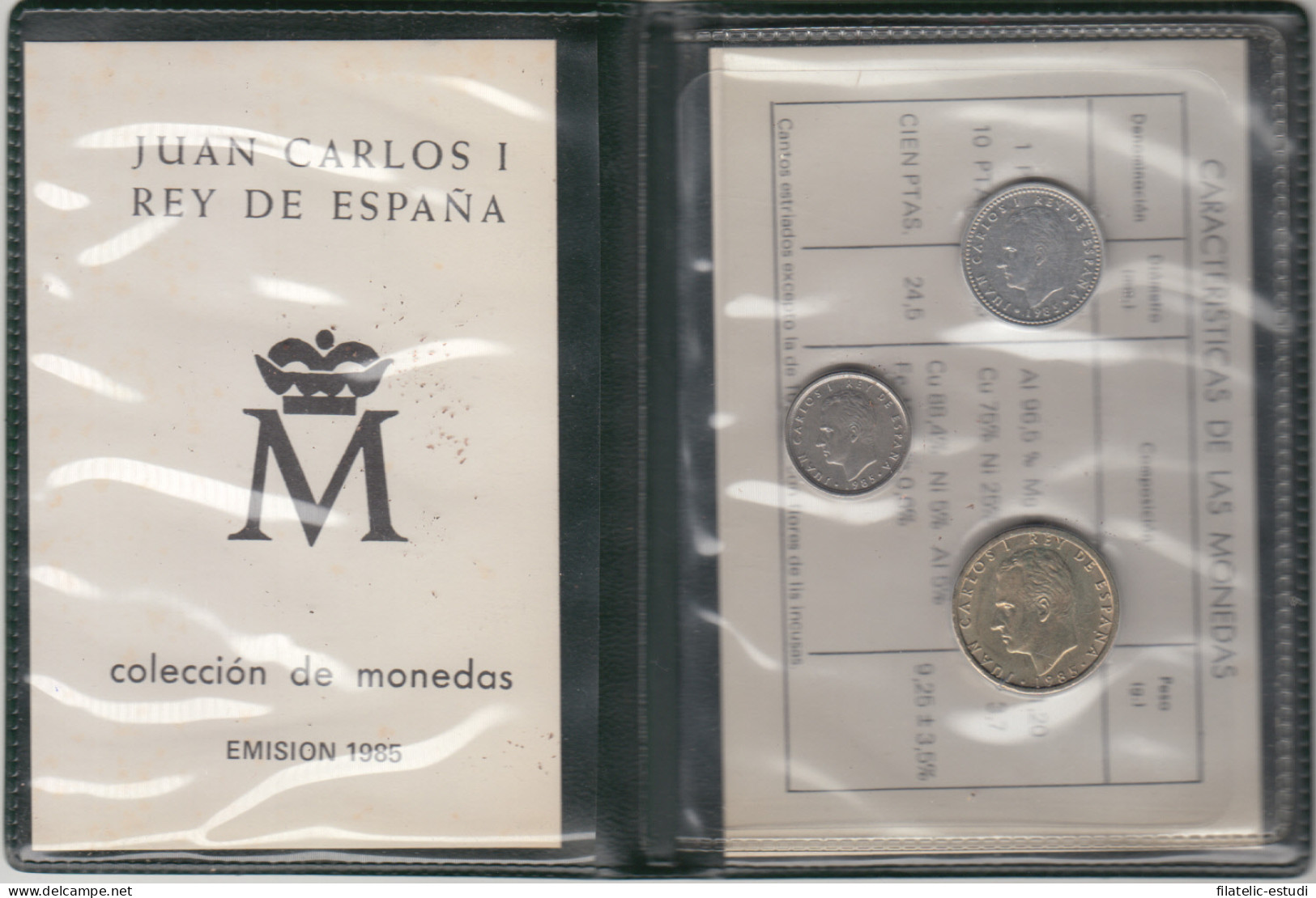 España Spain Cartera Oficial Pesetas 1985 Madrid Juan Carlos I FNMT - [ 4] 1975-…: Juan Carlos I.