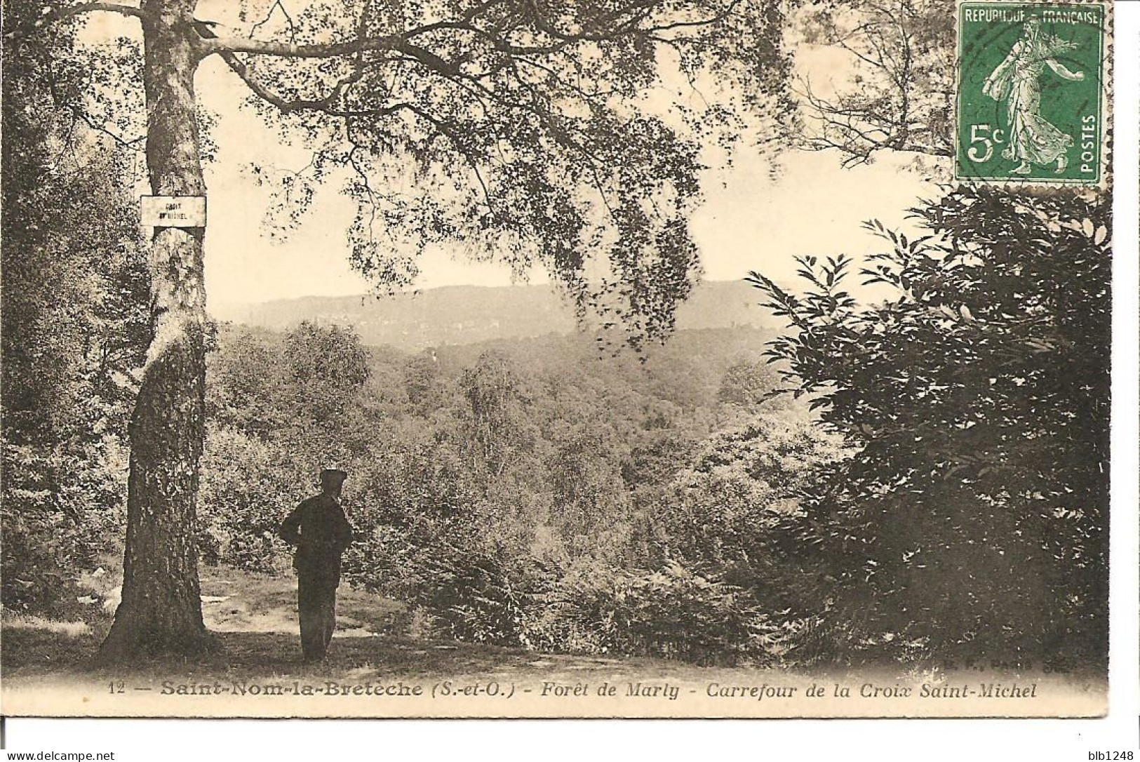 [78] Yvelines > St Nom La Breteche  Fôret De Marly Carrefour De La Croix St Michel - St. Nom La Breteche