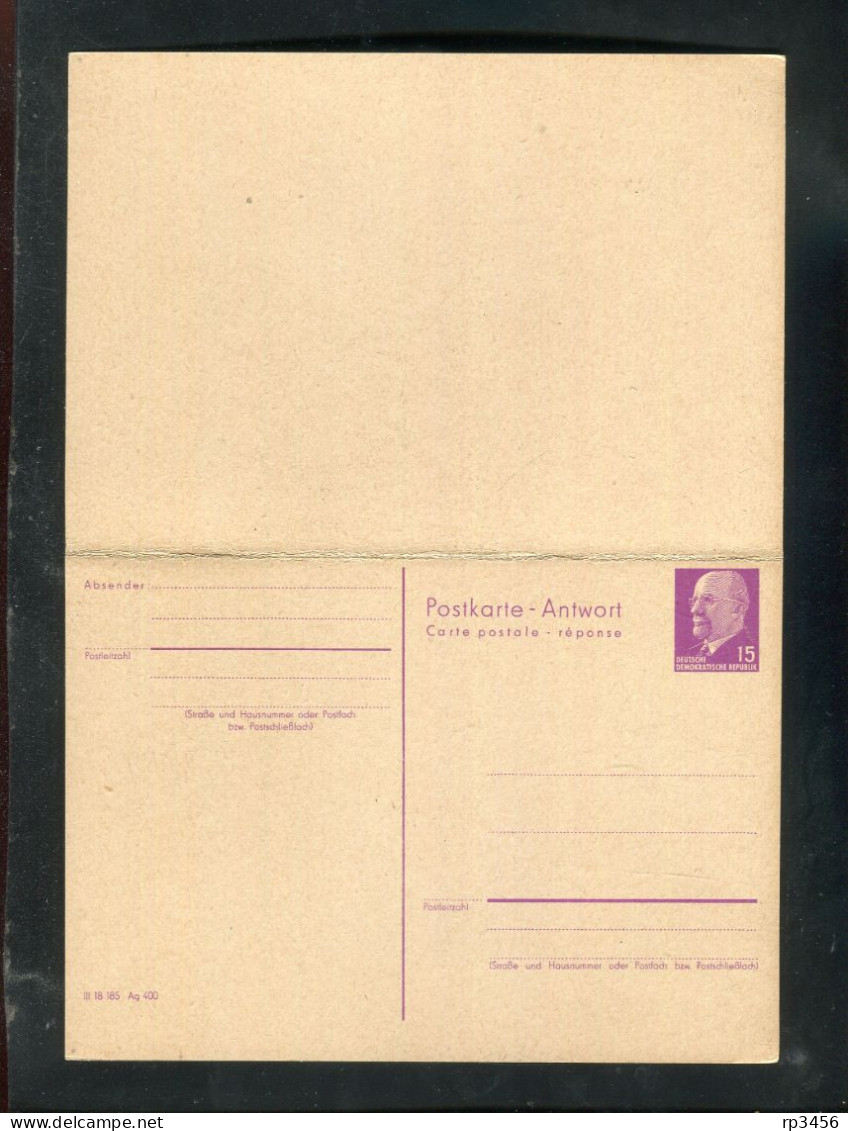"DDR" 1966, Postkarte Mit Antwortteil Mi. P 78 ** (R0052) - Postales - Nuevos