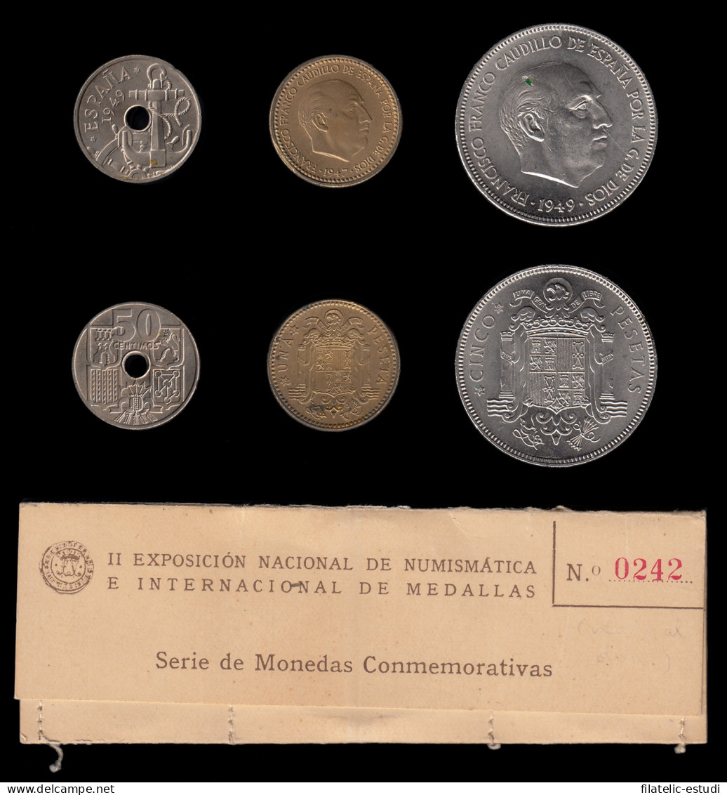 II Exposición Nacional Numimática E-51  SC Cartón Numerado 1947 - Other & Unclassified