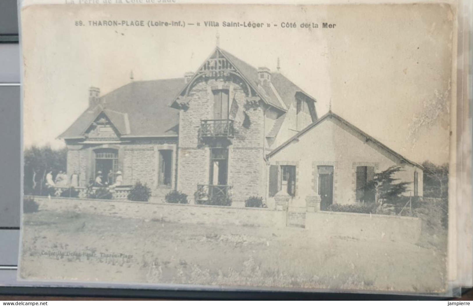 89. Tharon-Plage (Loire-Inf.) - "Villa Saint-Léger" - Côté De La Mer - Tharon-Plage