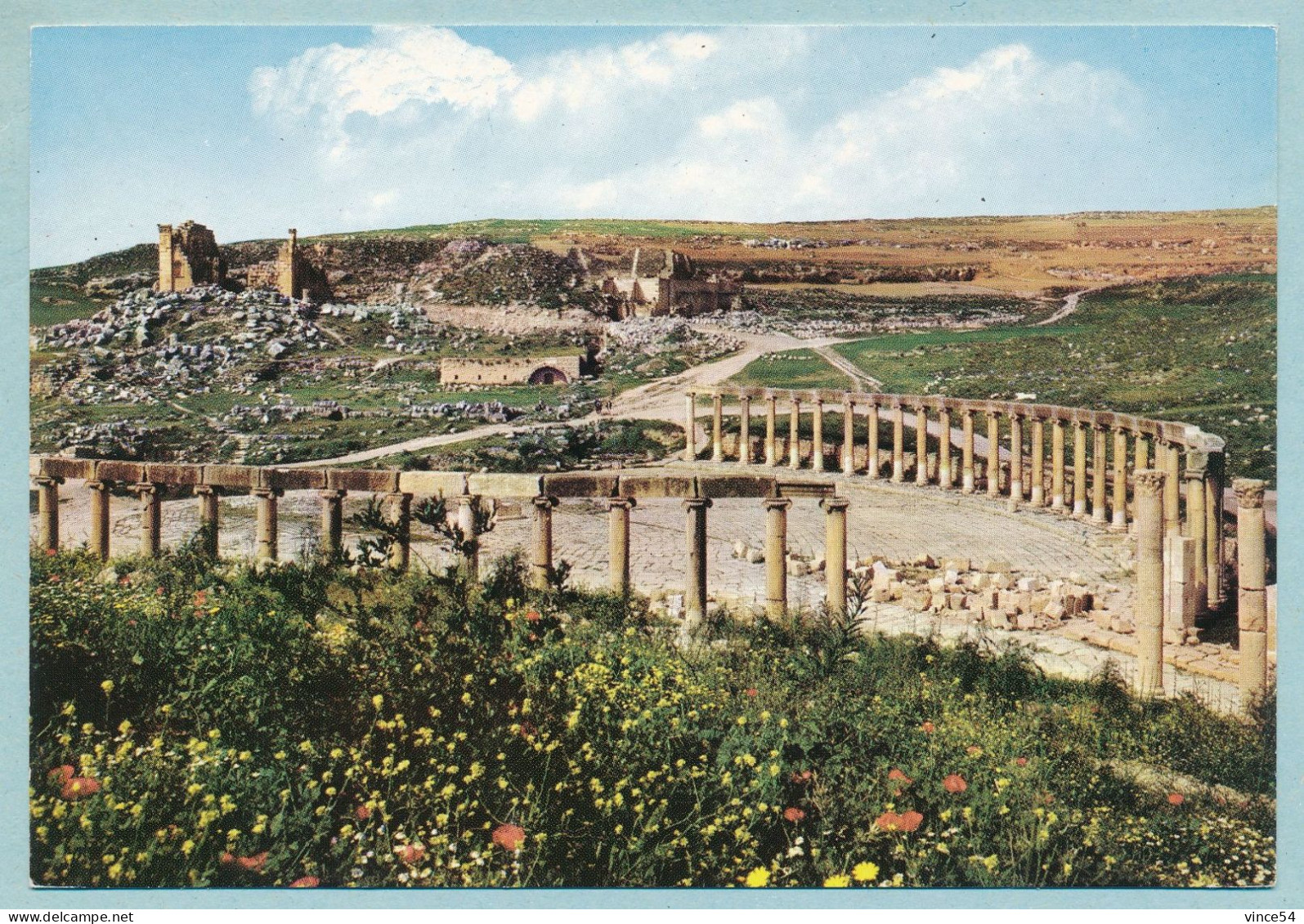 Jerash - The Forum And The Temple Of Zeus - Jordanie