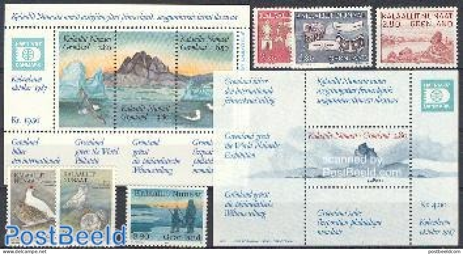 Greenland 1987 Yearset 1987 (6v+2 S/s), Mint NH, Various - Yearsets (by Country) - Nuevos