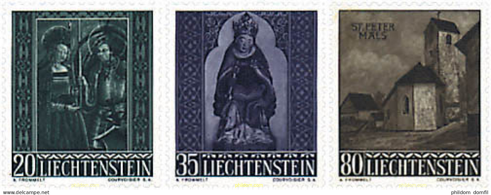 79551 MNH LIECHTENSTEIN 1958 NAVIDAD - Ungebraucht