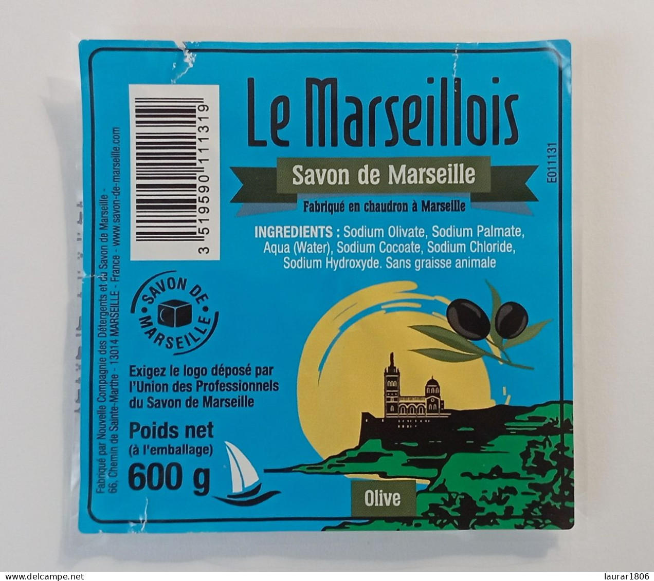 Ancienne Etiquette Du Savon - LE MARSEILLOIS - Bon Etat - Etichette
