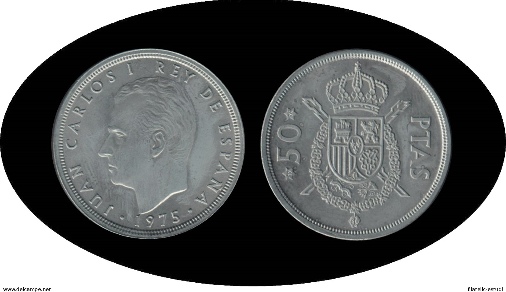 España Juan Carlos 50 Pesetas JC 1975 *(19-76) - [ 4] 1975-… : Juan Carlos I